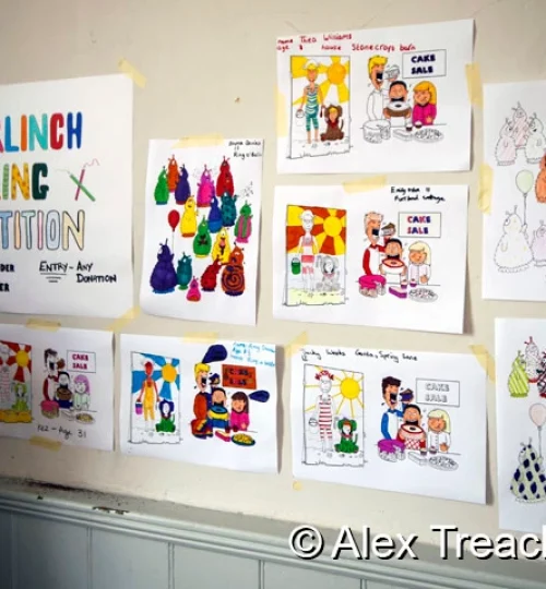 Moorlinch Summer Fete 2015 Colouring competition entries