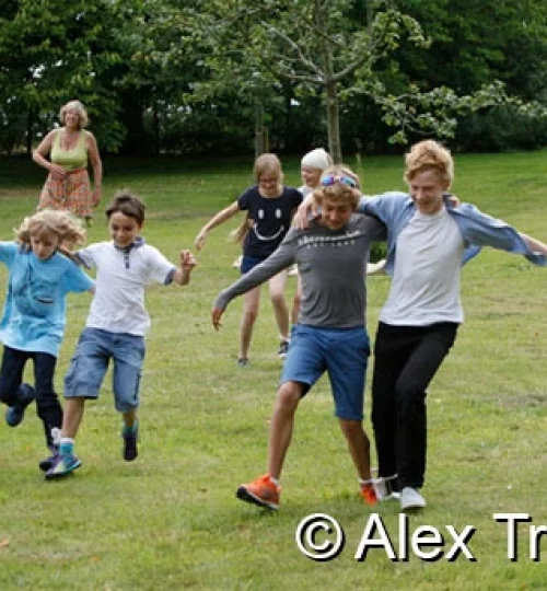 Moorlinch Summer Fete 2015 Retro games – Three-legged race